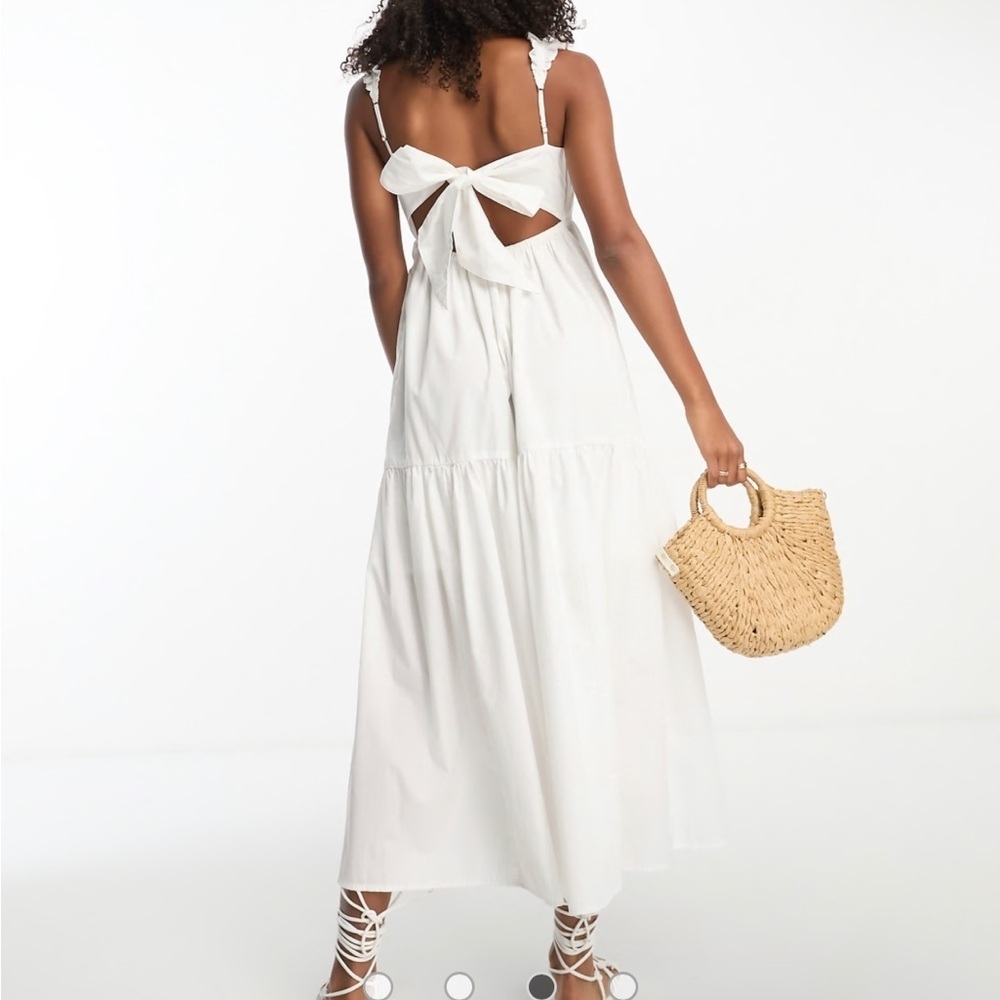 Abercrombie & Fitch Poplin Maxi Dress - Picture 3 of 10